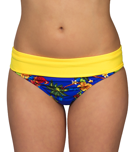 Ujena Hawaiian Banded Thong Bikini Bottom At Swimoutlet