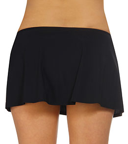 Profile By Gottex Solid Swim Skirted Bikini Bottoms At Swimoutlet