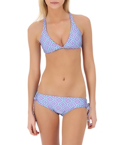 Oneill Swimwear Away Cinched Tie Side Bikini Bottom At Swimoutlet