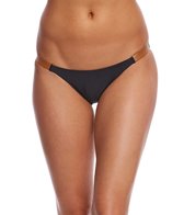 Vix Swimwear Black Leather Triangle Bikini Top At Swimoutlet Free