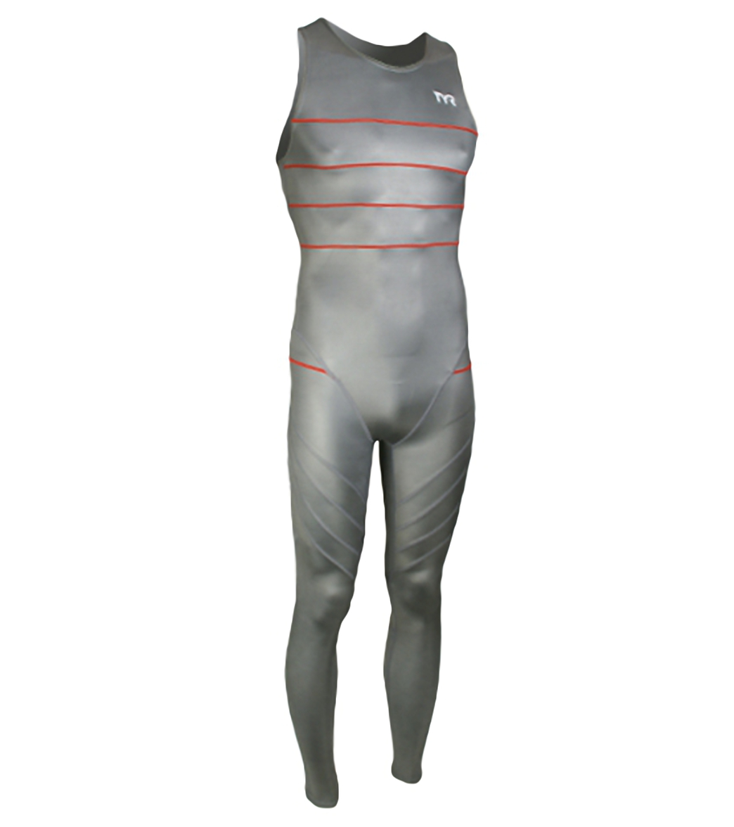TYR Aqua Shift Male Full Body Zipperback Tech Suit Swimsuit at