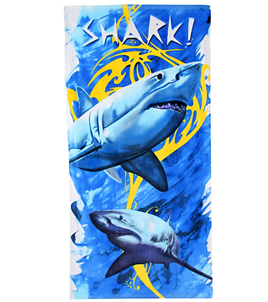 shark beach towel