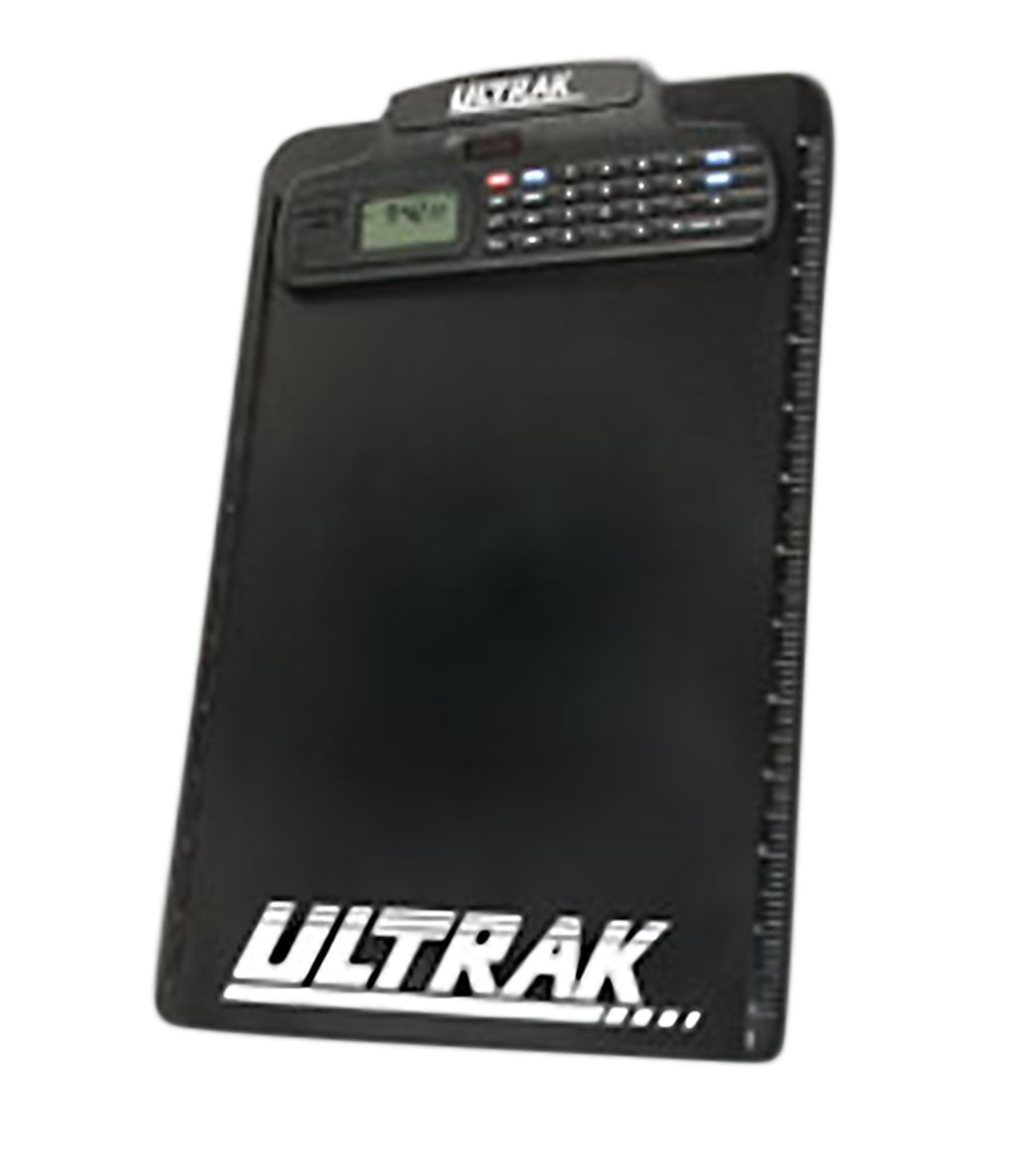 Ultrak Clipboard with Stopwatch and Calculator at