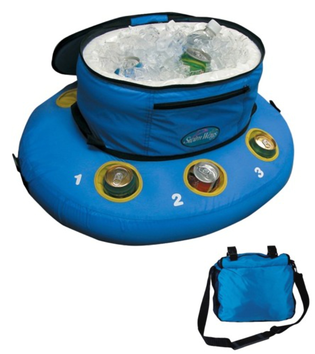 Swim Ways Stowable Tundra Floating Cooler at