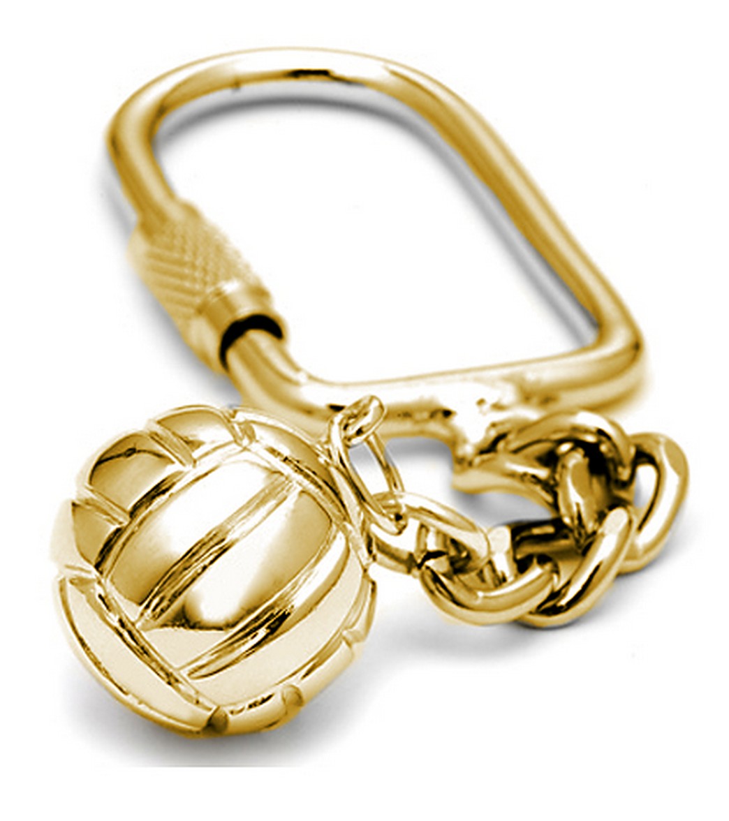 Sports Collection Jewelry Water Polo Ball with USA 14k Gold Key Chain