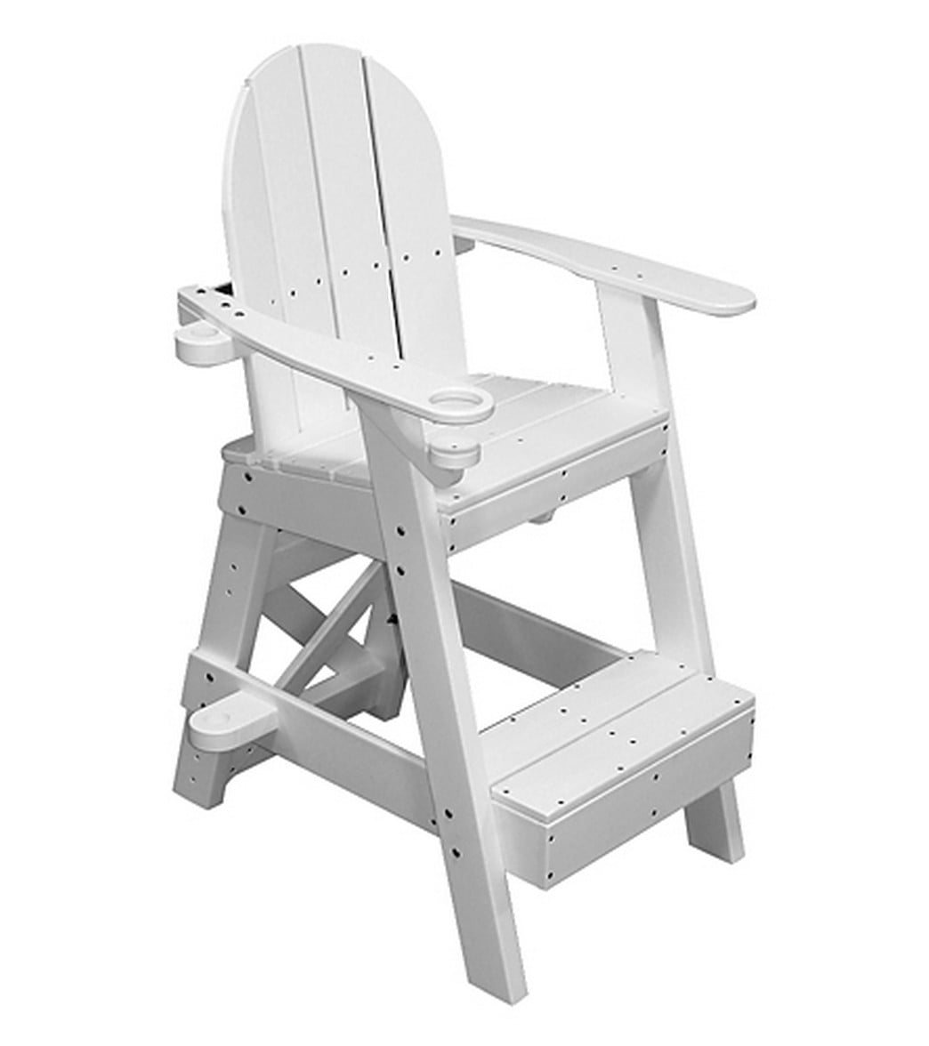 Tailwind Recycled Plastic Lifeguard Chair w/Step at