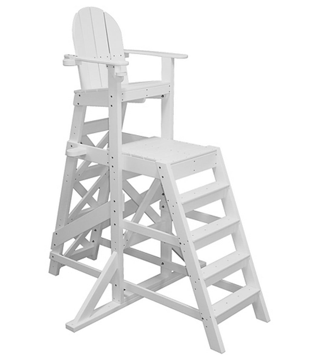 Tailwind Tall Recycled Plastic Lifeguard Chair w/Front