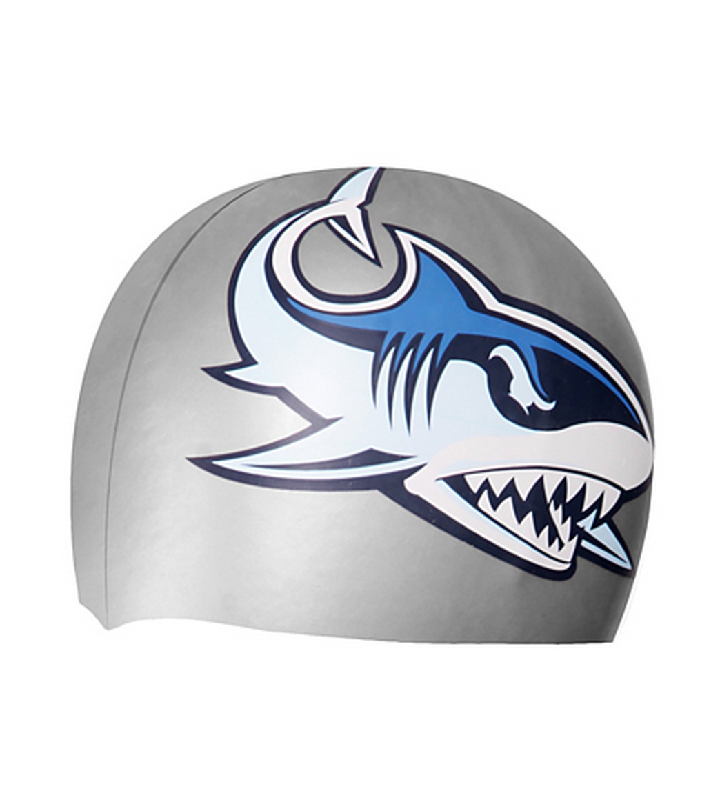 shark swim cap