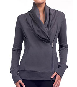 Alo Women's Asymmetrical Geo Yoga Jacket at YogaOutlet.com - Free Shipping