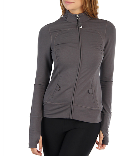 Alo Women's Shirred Yoga Jacket at YogaOutlet.com - Free Shipping