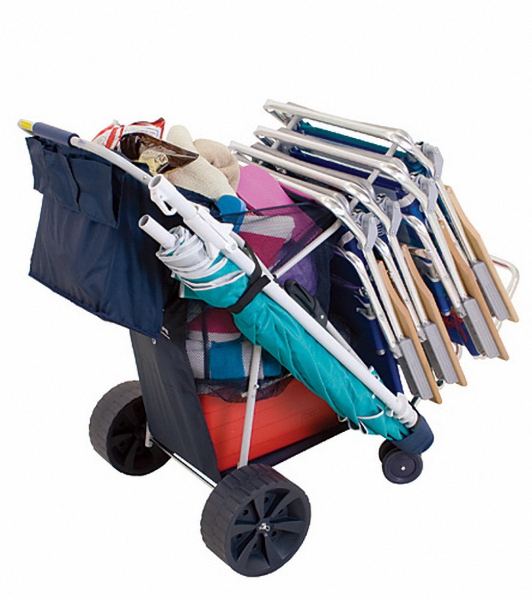 Rio Brands Deluxe Wonder Wheeler W Wide Wheels Beach Cart At Rio Brands Deluxe Wonder Wheeler W Wide Wheels Beach Cart At Swimoutlet Free Shipping
