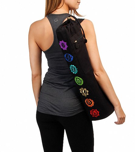 Gaiam Chakra Embroidered Yoga Mat Bag At Yogaoutlet Gaiam Chakra Embroidered Yoga Mat Bag At Yogaoutlet