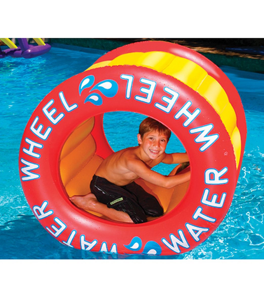 Swimline Water Wheel Roller Inflatable Multi Color - Swimoutlet.com