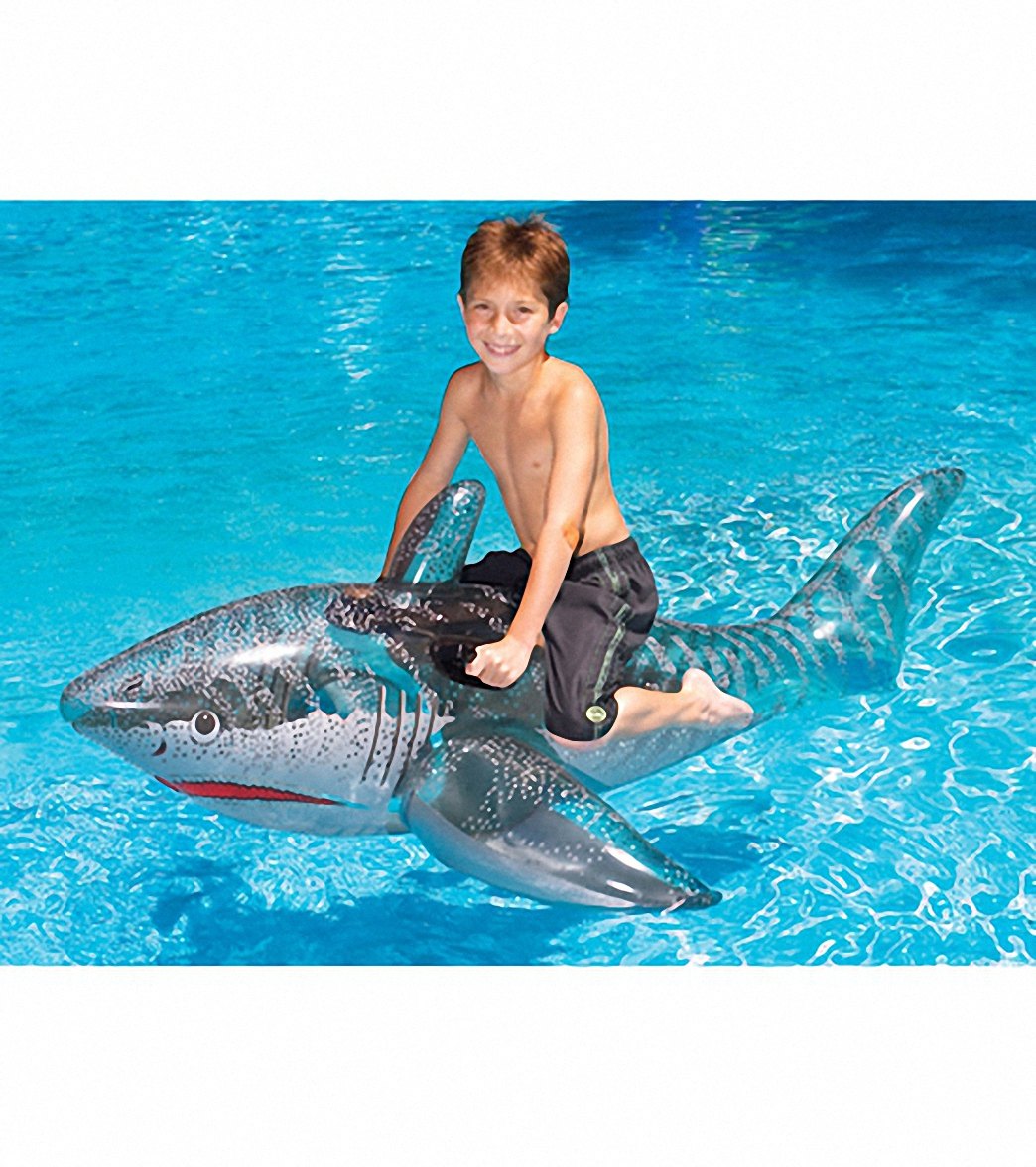 inflatable shark pool