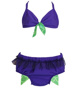 Shebop Beach Girls' Swim Diaper Bikini Set (12-30lbs) at SwimOutlet.com