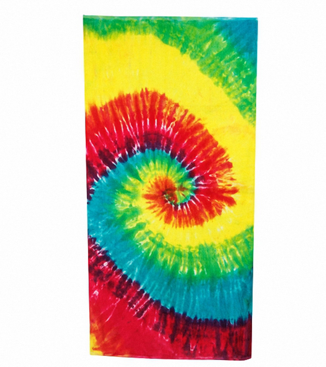 Royal Comfort Terry Velour Tie Dye Beach Towel 30