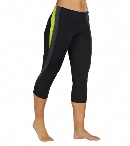 Marika Pierced Capri Legging at YogaOutlet.com