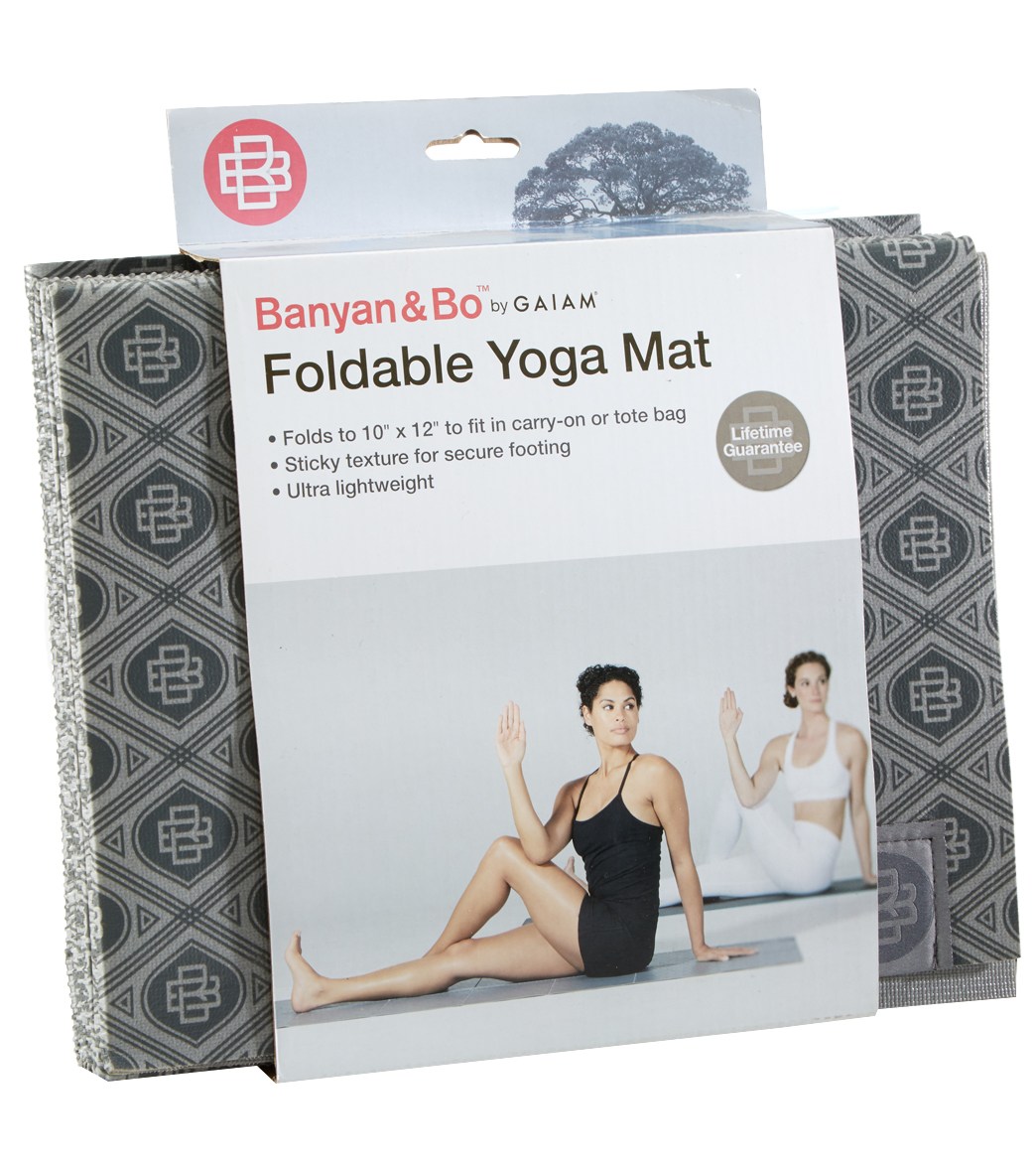 gaiam foldable yoga mat