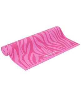 Gaiam Kids Pink Zebra Yoga Mat 60" 3mm at YogaOutlet.com