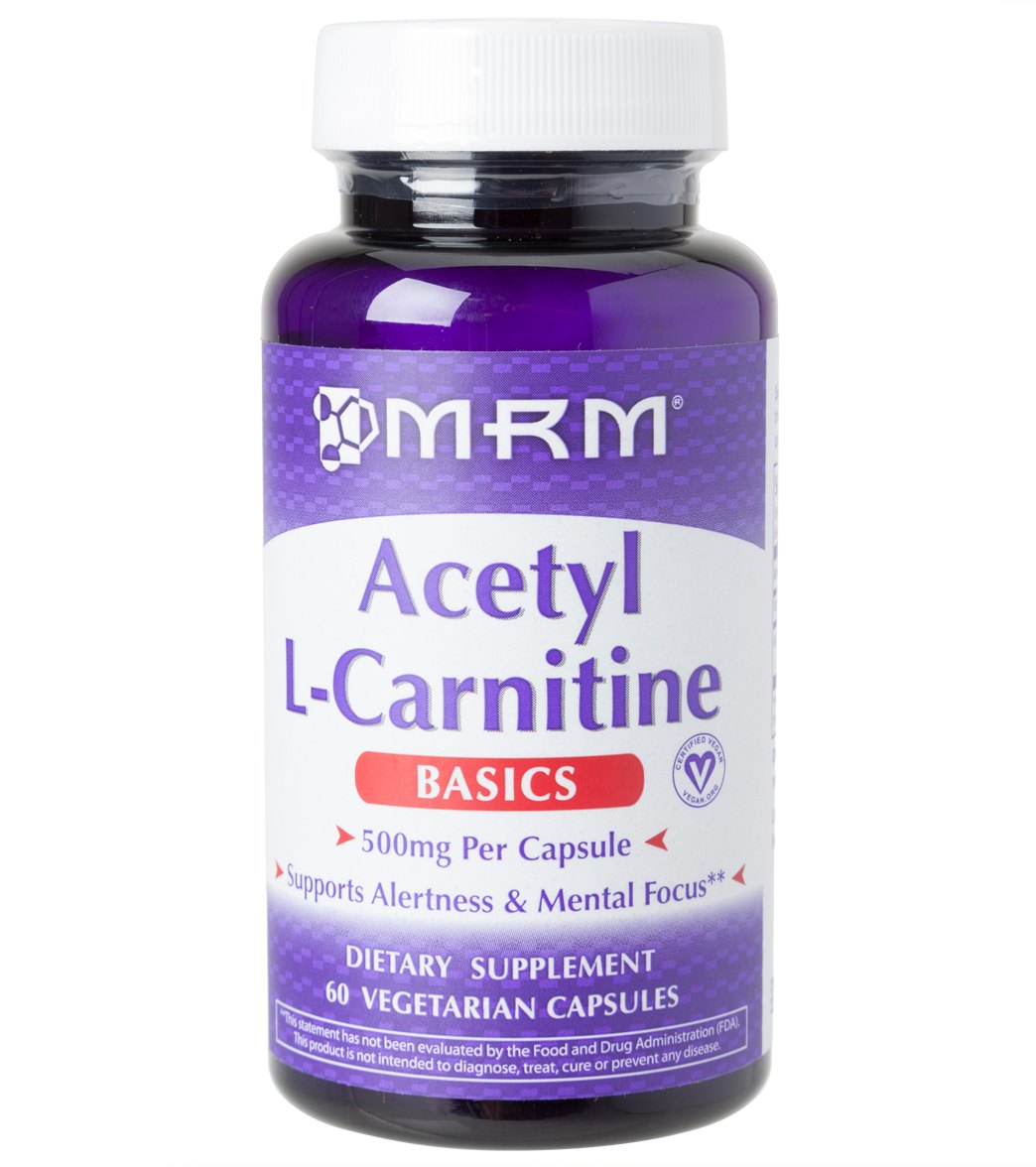 MRM Acetyl LCarnitine Supplement (500mg Capsules) at
