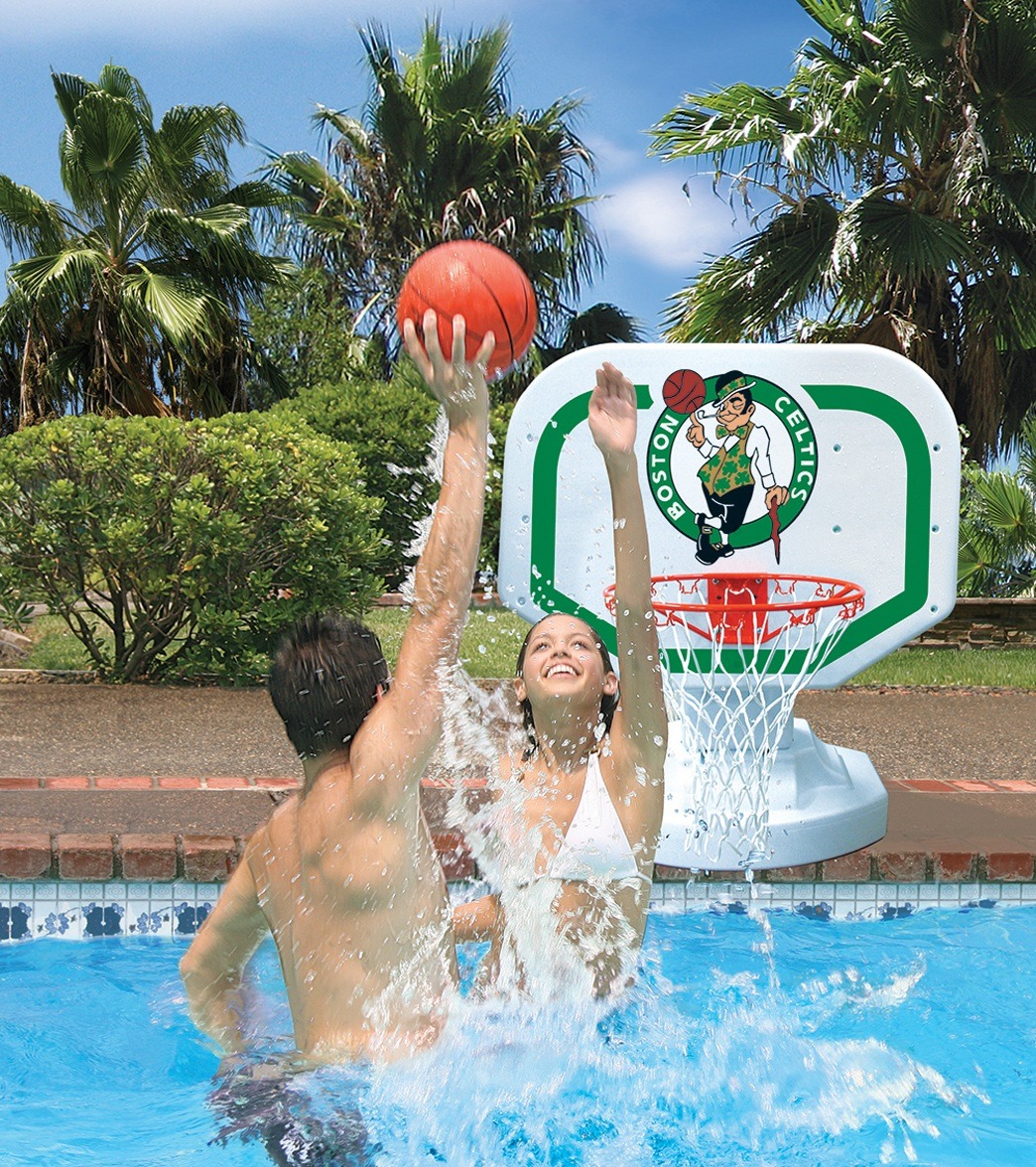 Poolmaster Boston Celtics NBA Competition Style Poolside Basketball