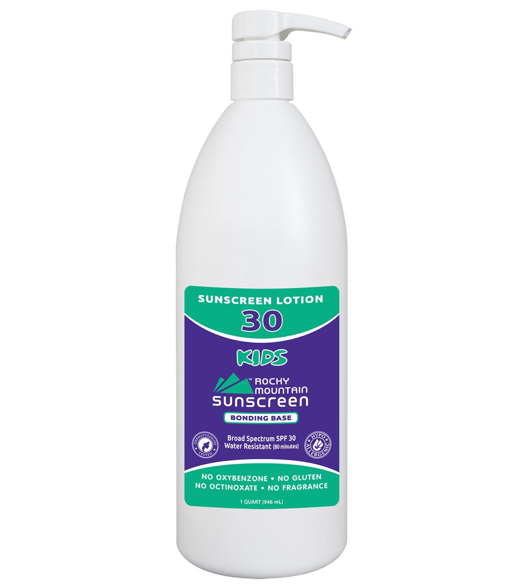 Rocky Mountain Sunscreen SPF 30 Kids Oxybenzone Free Broad Spectrum Sunscreen 32 oz. at