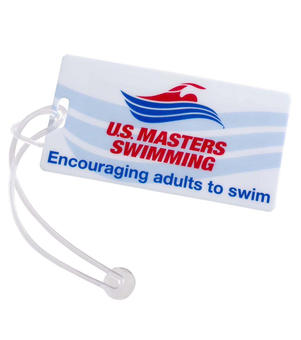U.s. Masters Swimming Usms Luggage Tag Box Of 20 Plastic - Swimoutlet.com