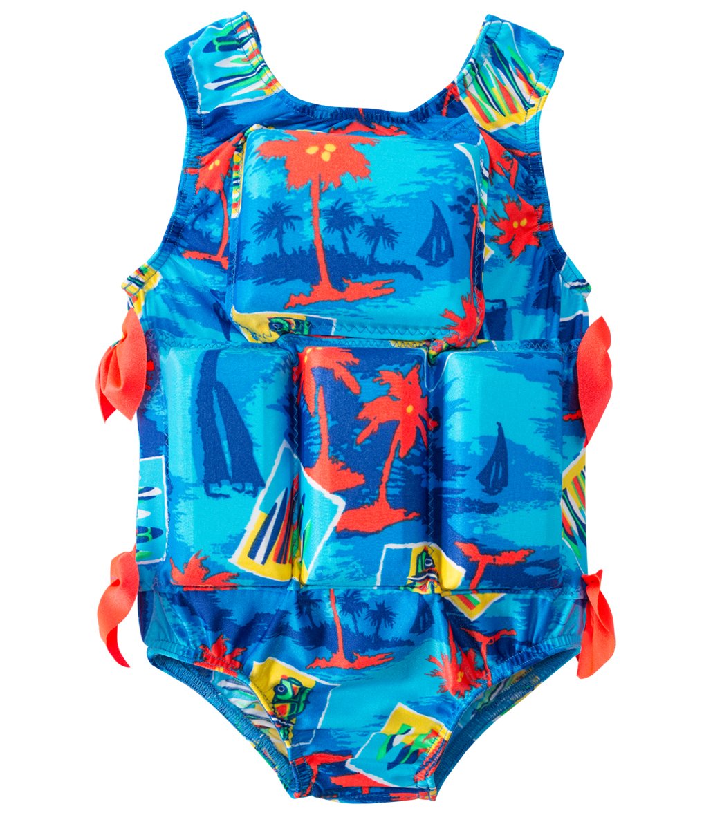 My Pool Pal Girls' Woody Floatation Swimsuit - Small 30-40Lbs Multi Color Polyester/Spandex - Swimoutlet.com