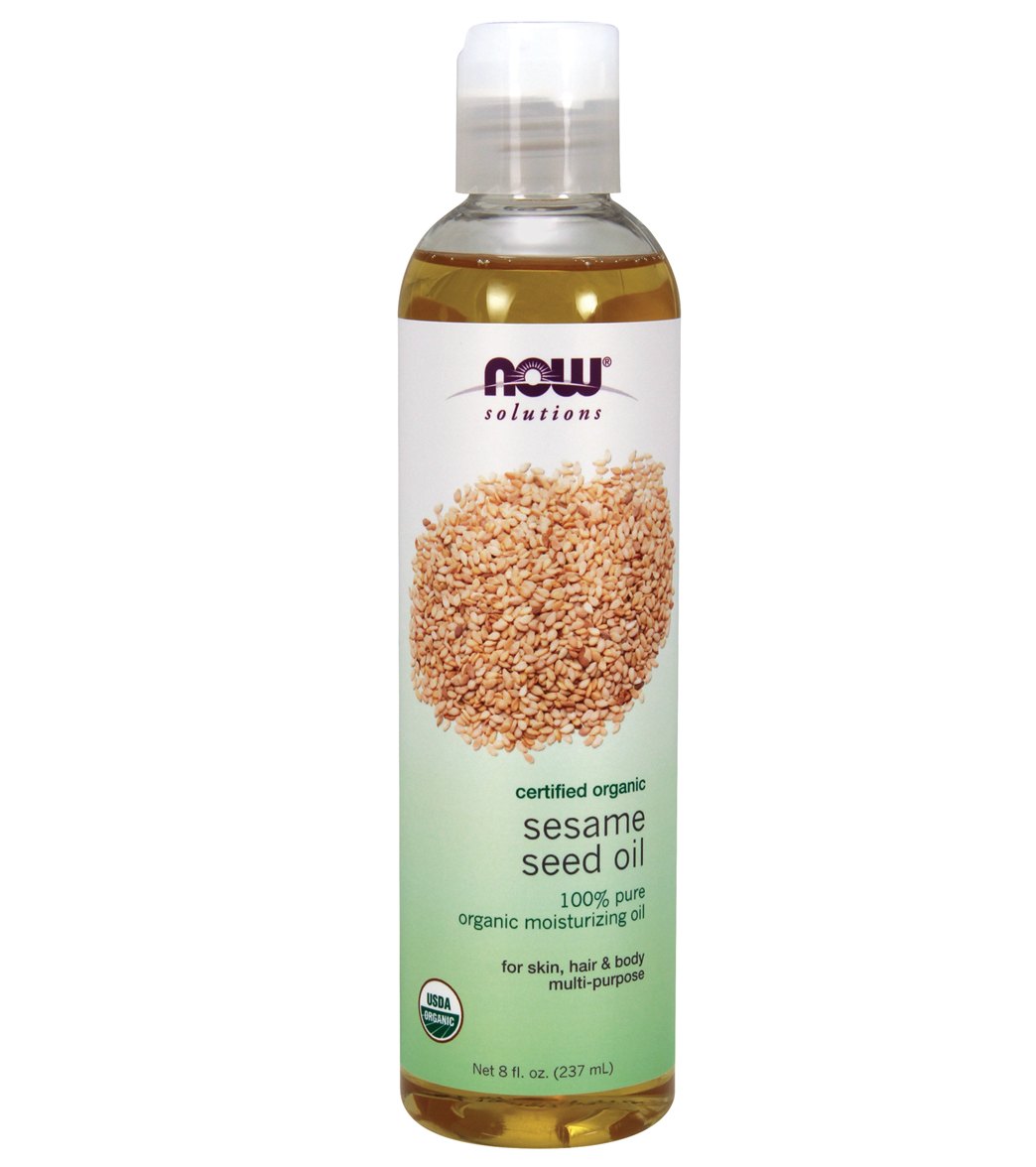NOW Organic Sesame Seed Oil 8 oz at