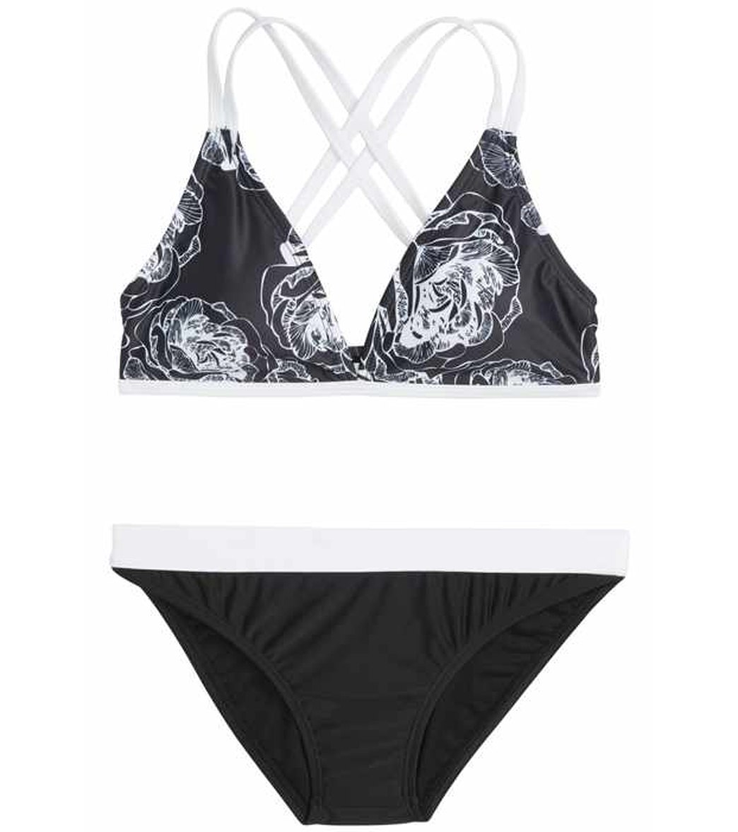 Limeapple Girls' Block Party Printed Bikini (Big Kid, Little Kid) at