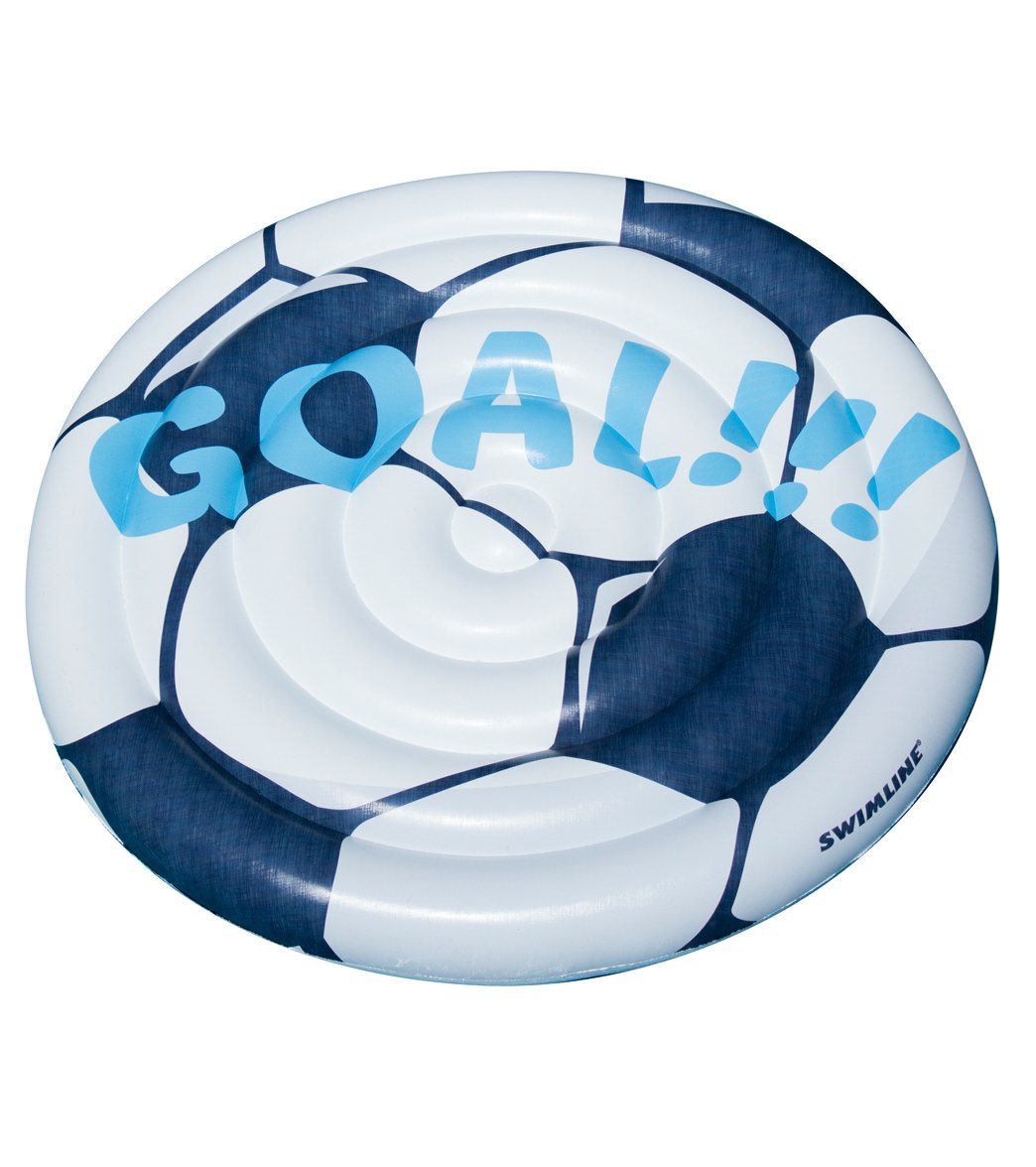 Swimline Soccer Ball Island - 60 Multi Color - Swimoutlet.com