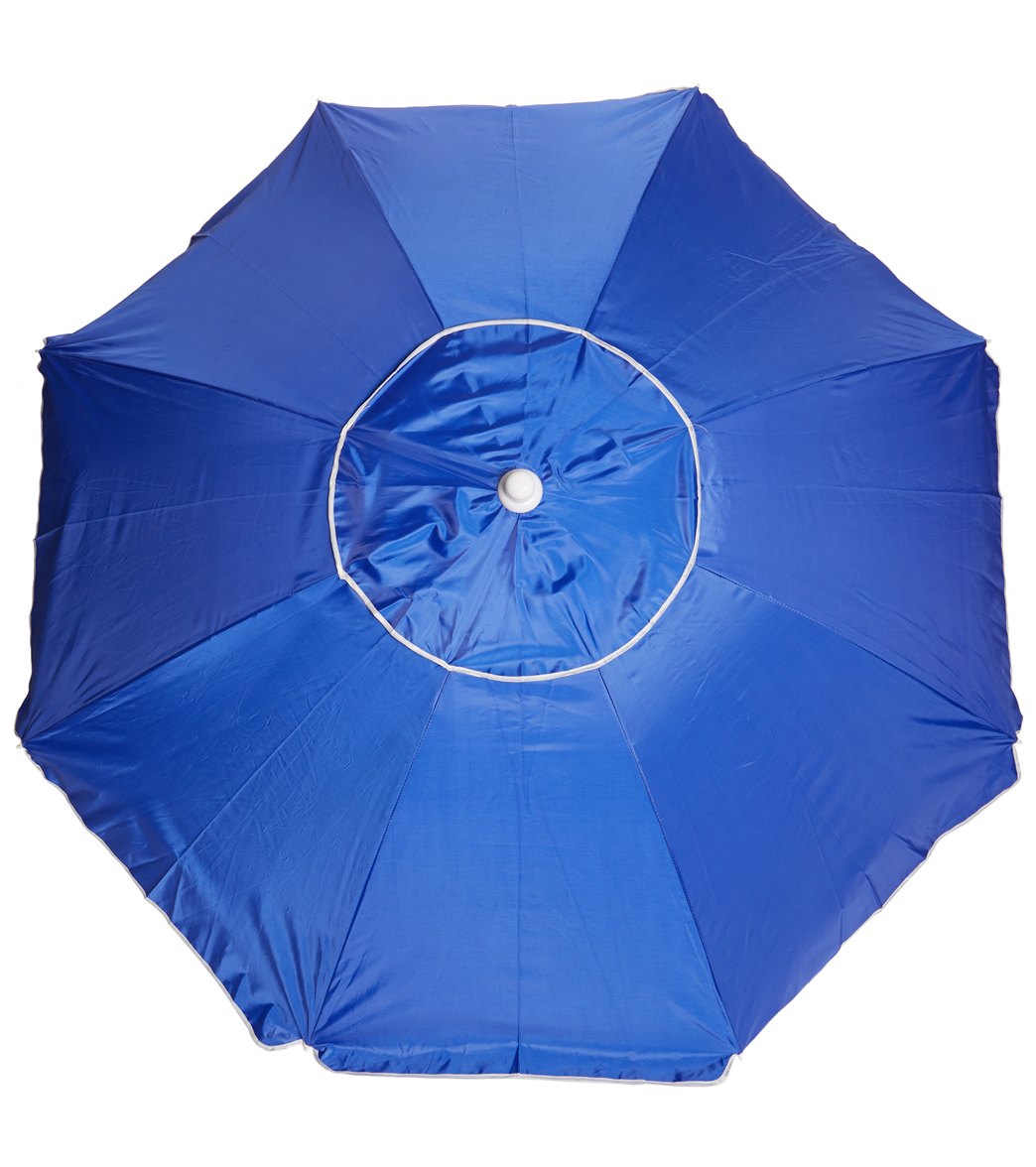 Sola 6 Oxford Silver Beach Umbrella With Vent At Swimoutlet