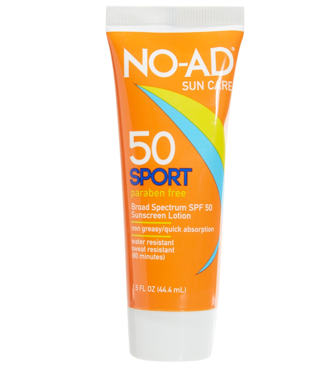 no ad sunscreen sport lotion spf 50
