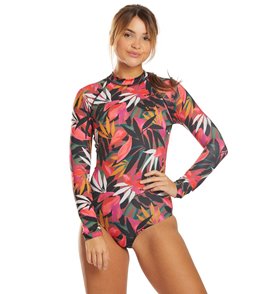 Billabong Women's Reissue Long Sleeve One Piece Swimsuit ...
