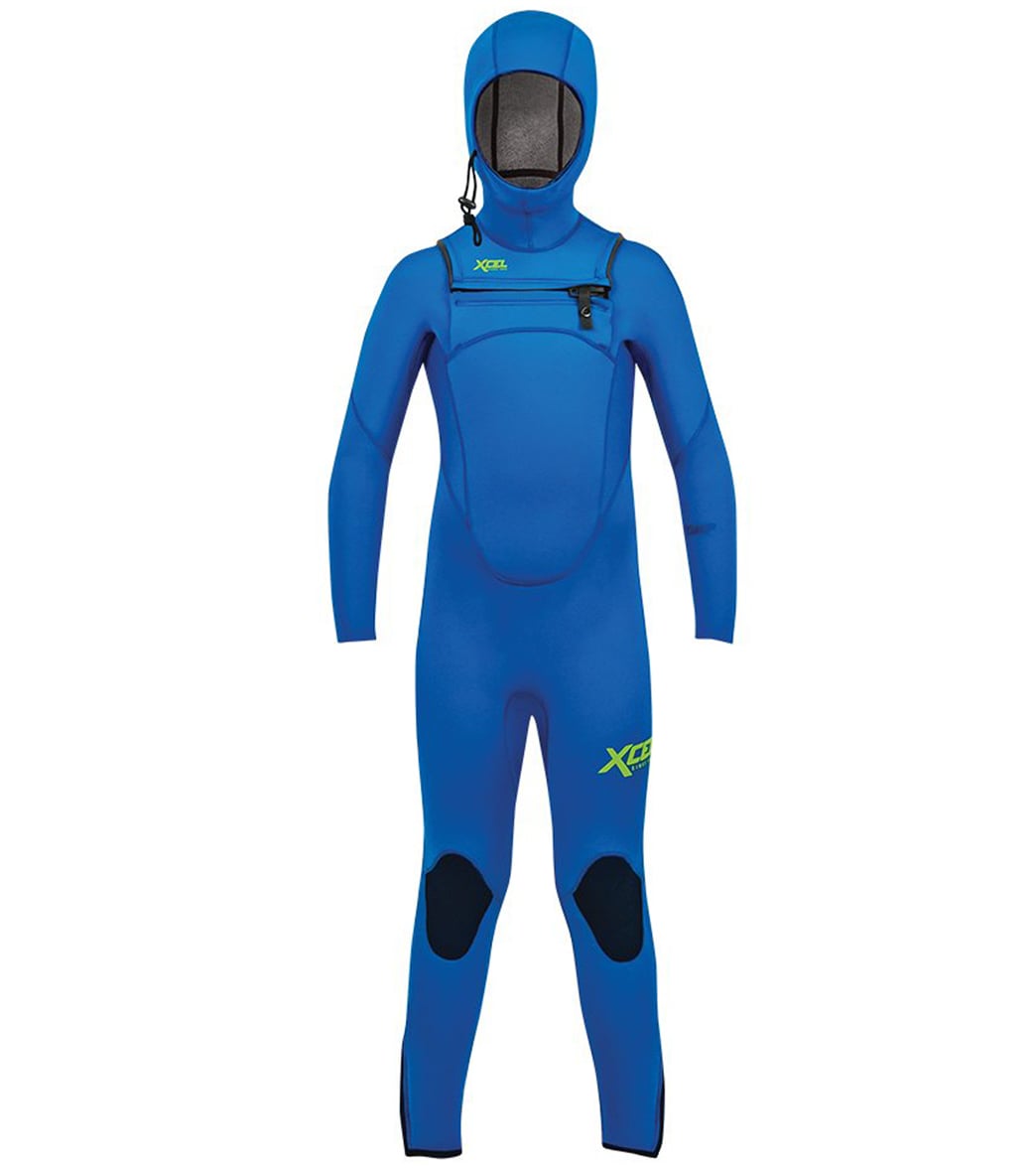 Xcel Youth 4.5/3.5mm Comp Hooded Full Wetsuit at Free Shipping