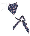 Free People Floral Mask and Scrunchie Set