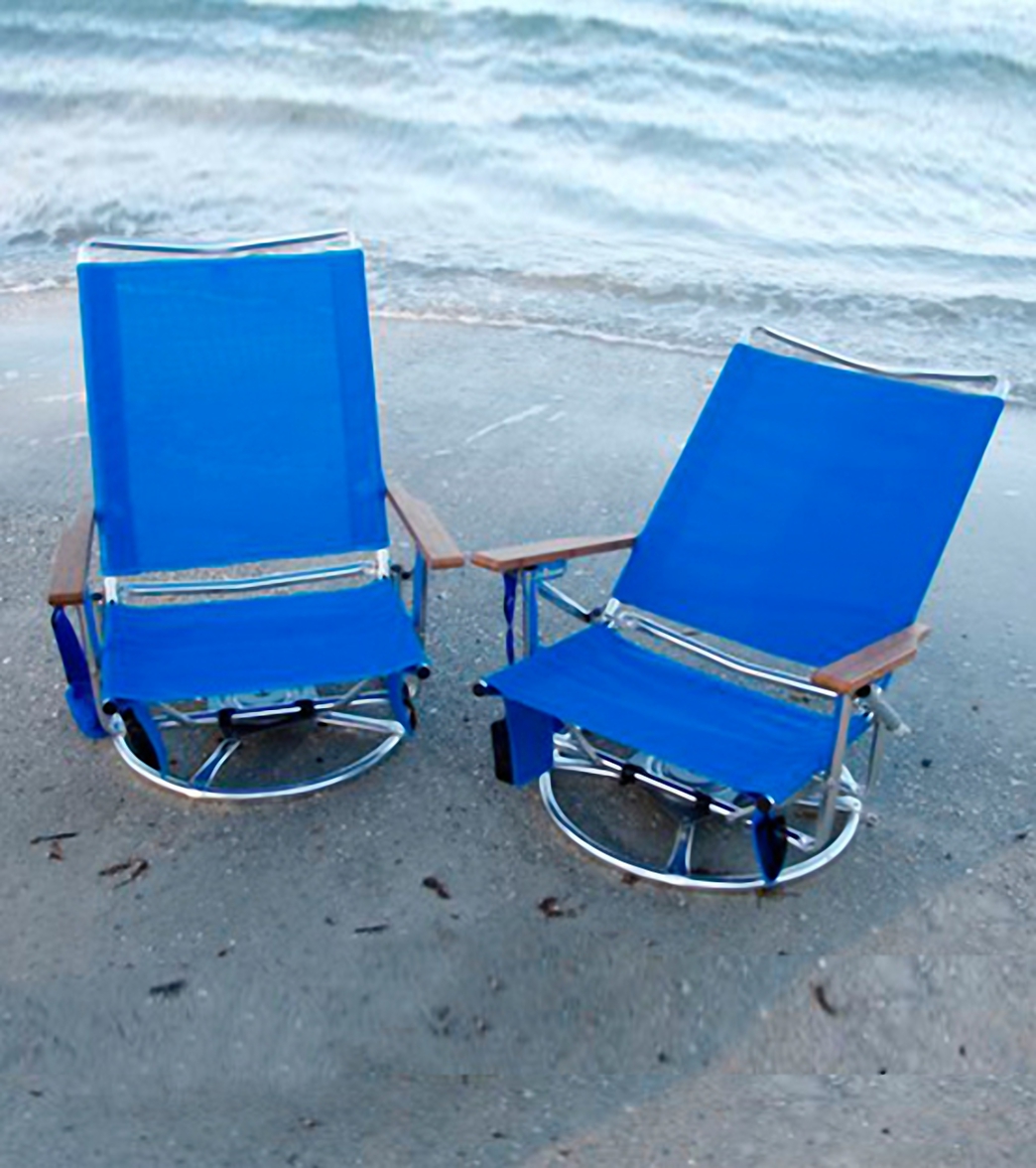 swivel beach chair