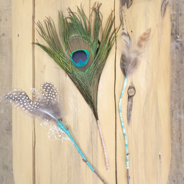 DIY: Feather Bookmarks