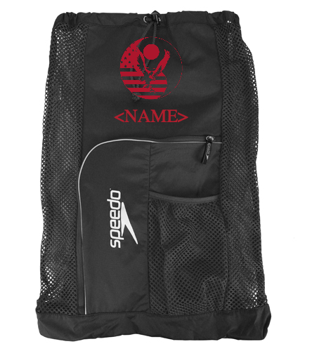 Black Equipment Bag - Speedo Deluxe Ventilator Mesh Bag