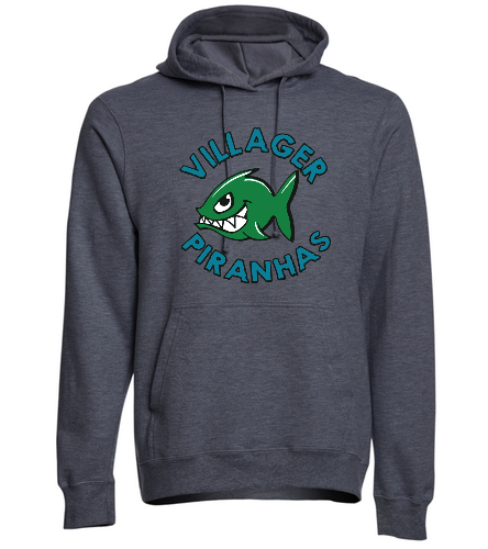 VP Grey Unisex Hoodie - SwimOutlet Unisex Fan Favorite Fleece Pullover Hooded Sweatshirt