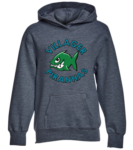 VP Grey Youth Hoodie - SwimOutlet Youth Fan Favorite Fleece Pullover Hooded Sweatshirt