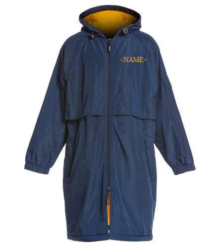 Cordova Blue Marlins Custom Team Parka 2 - Sporti Comfort Fleece-Lined Swim Parka Youth