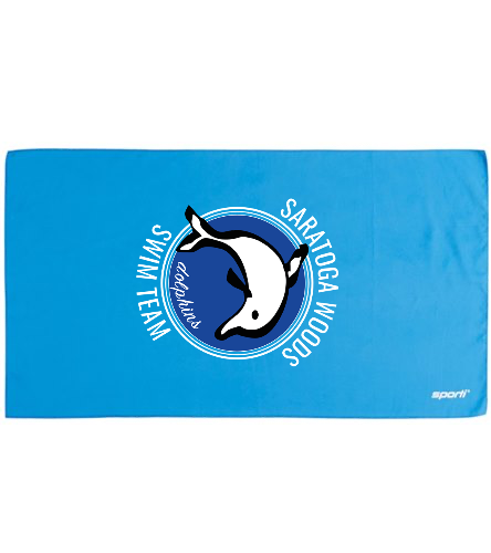 SW Dolphins - Sporti 20" x 36" Microfiber Dry Sports Towel