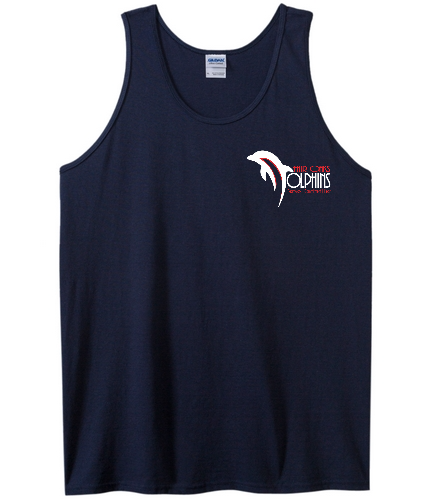 FOD men's Tank front emblem - Gildan Men's Cotton Tank Top