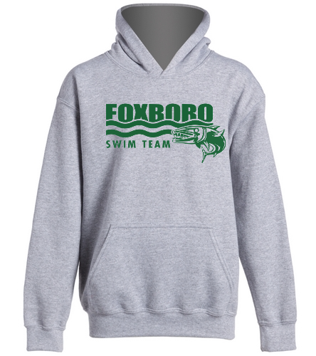 Classic Foxboro Hooded Sweatshirt - Gildan Youth Heavy Blend Hooded Sweatshirt