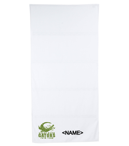 GRCC Swim towel - Royal Comfort Terry Velour Beach Towel 32" X 64"