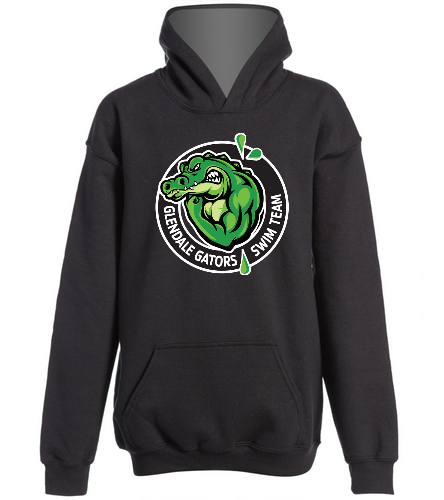 Black hoodie GG - Gildan Youth Heavy Blend Hooded Sweatshirt