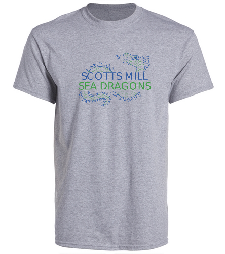 Adult_SD_GrayT - Gildan Unisex Cotton Crew Neck T-Shirt