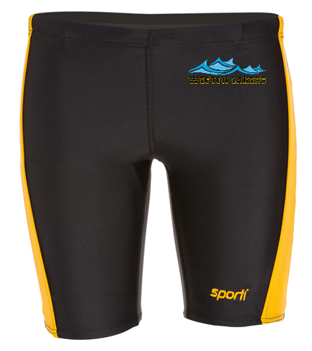 Youth Weston Lakers Splice Jammer - Sporti Piped Splice Swim Jammer Swimsuit Youth (22-28)