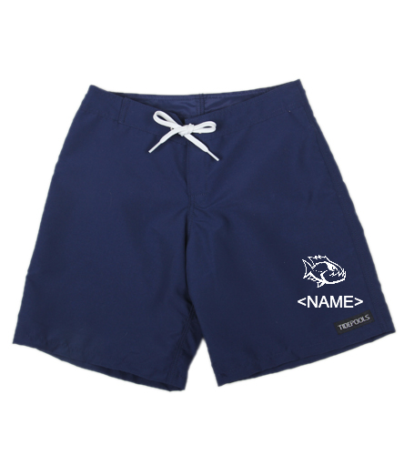 PC Navy - Tidepools Girls' Solid Long Boardshorts (Big Kid)